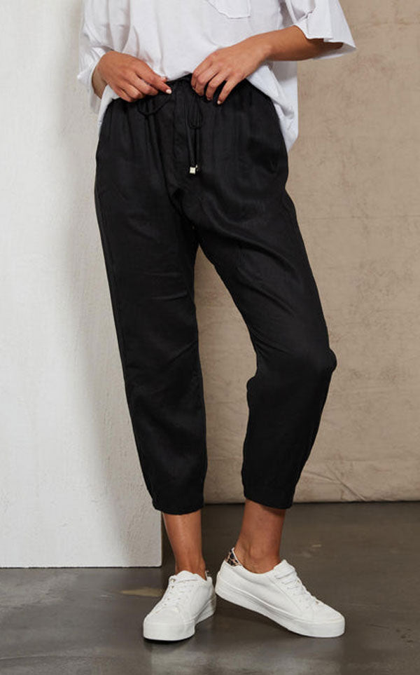 Eb & Ive - STUDIO RELAXED PANT - EBONY