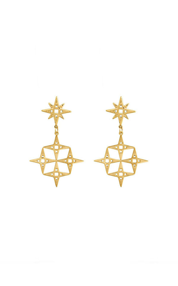 Lindi Kingi + Kelly - Constellation Mini Earrings | Gold