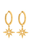Lindi Kingi + Kelly Signature Star with engraved Hoop | Gold