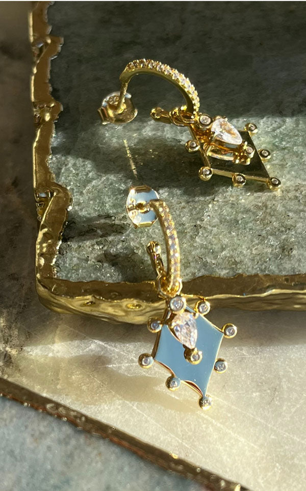Lindi Kingi + Kelly - Goddess Earrings Gold