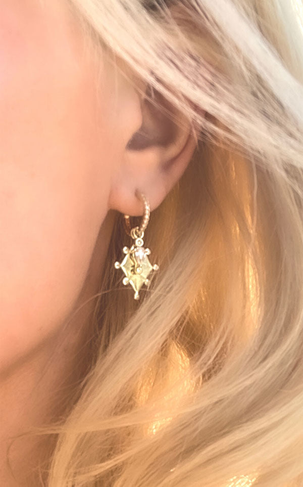 Lindi Kingi + Kelly - Goddess Earrings Gold