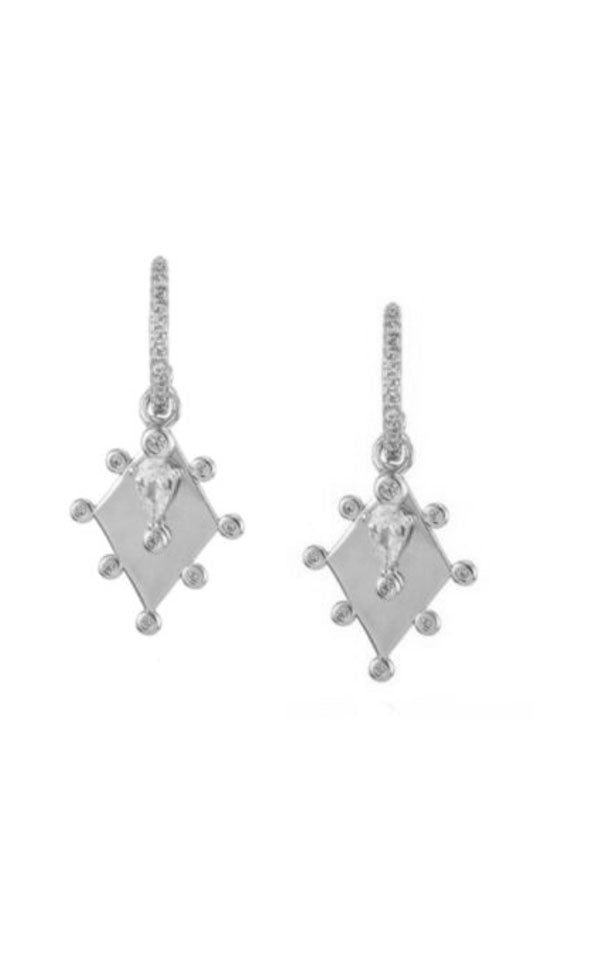 Lindi Kingi + Kelly - Goddess Earrings Silver