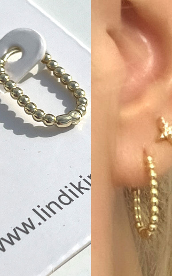 Lindi Kingi + Kelly - Isla Hoop Gold