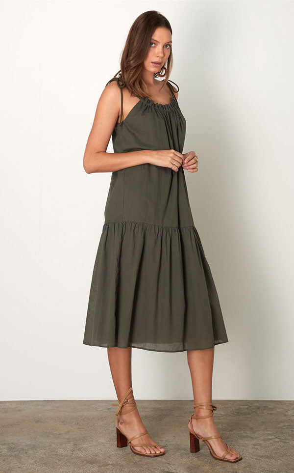 Esmaee - MIMOSA DRESS - OLIVE