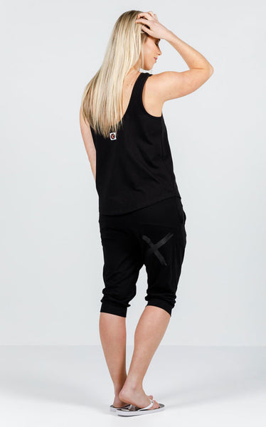 Homelee - 3/4 Apartment Pants | Black on Black X