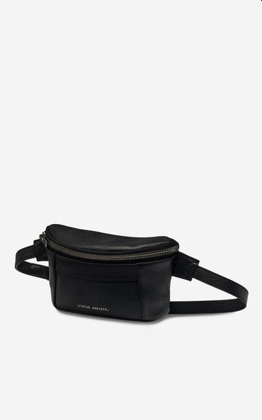 Status Anxiety - Best Lies | Black Bum Bag