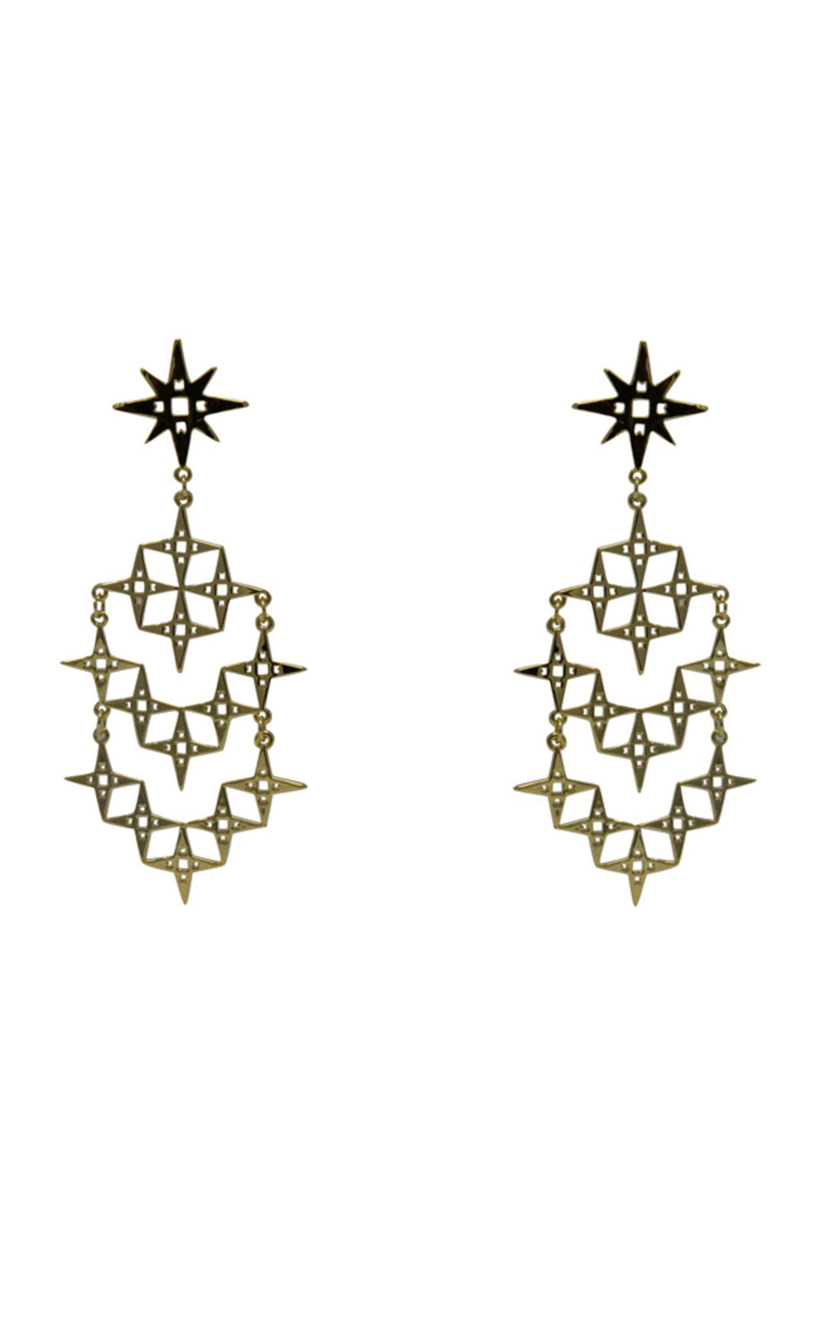 Lindi Kingi + Kelly - Stardust Earrings Gold