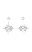 Lindi Kingi + Kelly - A Dusting of Jewels - Solar Earrings | Silver BIG
