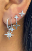 Lindi Kingi + Kelly - Star Stud Earrings Silver