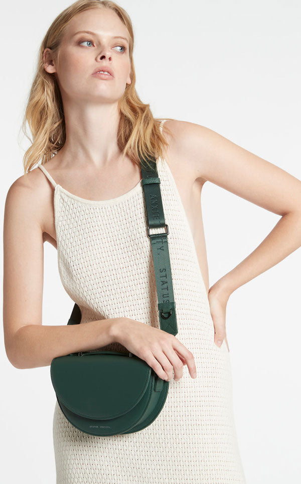Status Anxiety - Web Strap Thin | Green
