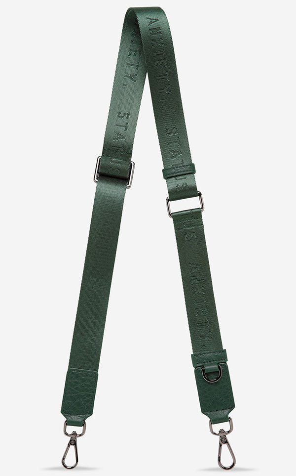 Status Anxiety - Web Strap Thin | Green