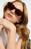 Status Anxiety - Otherwordly Brown Sunglasses