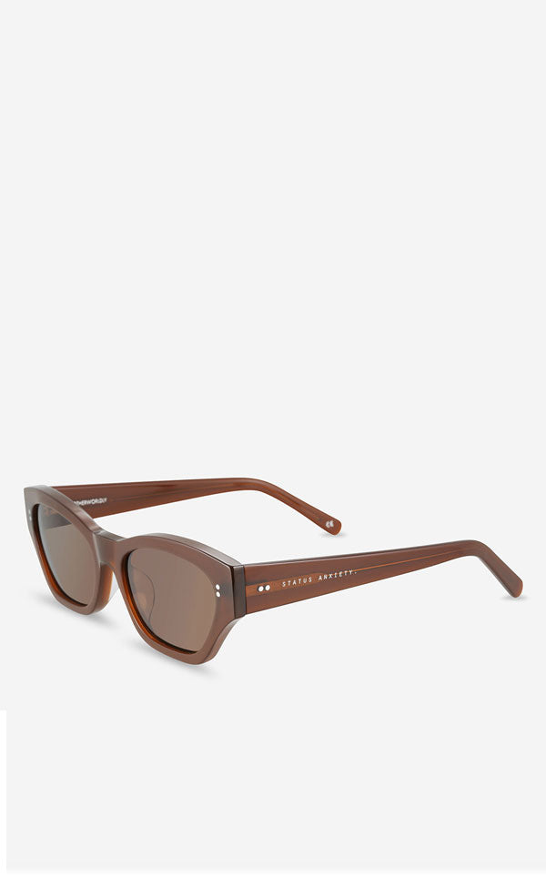 Status Anxiety - Otherwordly Brown Sunglasses