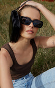 Status Anxiety - Solitary Black Sunglasses
