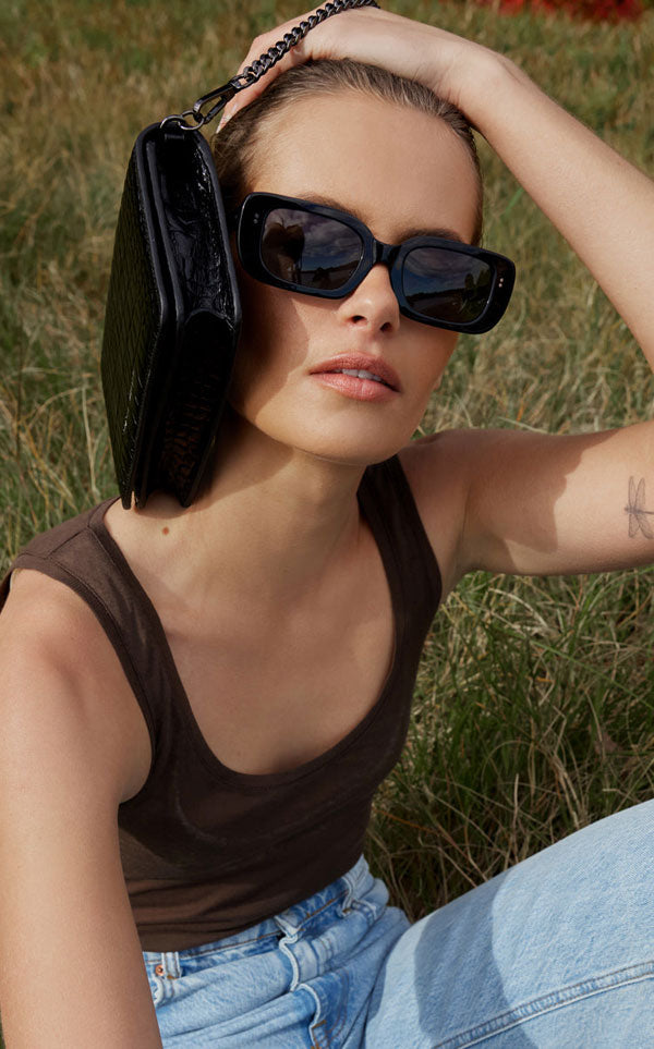 Status Anxiety - Solitary Black Sunglasses