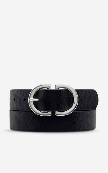 Status Anxiety - In Reverse Belt | Black/Silver