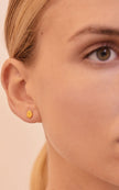 Linda Tahija - VEGA STUD EARRINGS Rose Gold