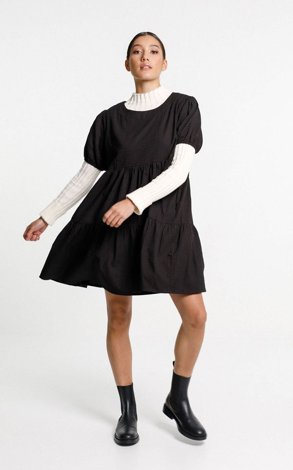 Thing Thing - Whirl Dress Replen | Black