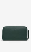 Yet to Come Zipped Leather Wallet Teal